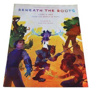 Beneath the Roots World of Hara Lore & Art Book Greenbrier Leaf Pile Media